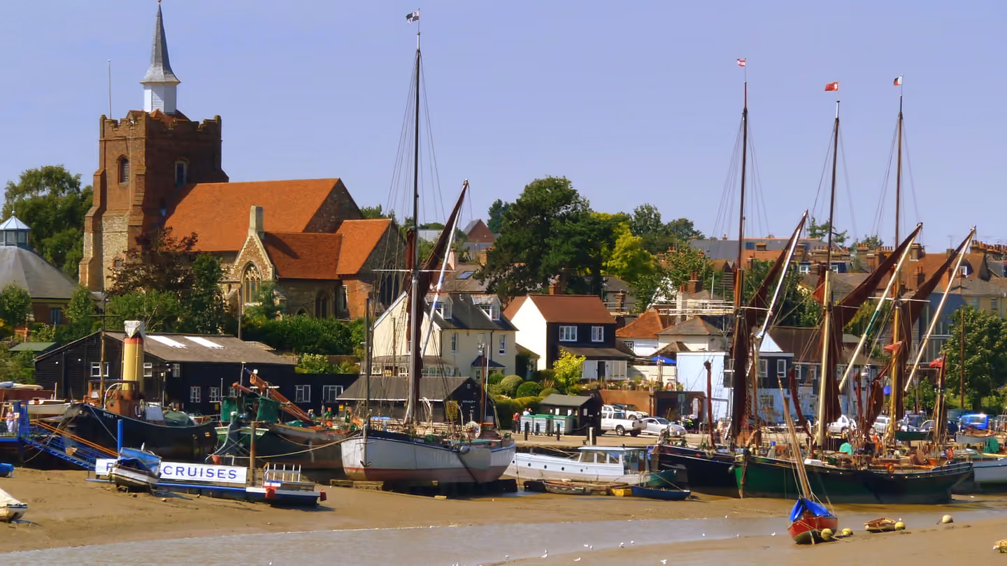 Thames sailing barges at Maldon
