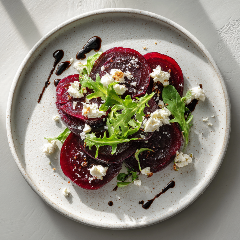 Beetroot and feta salad