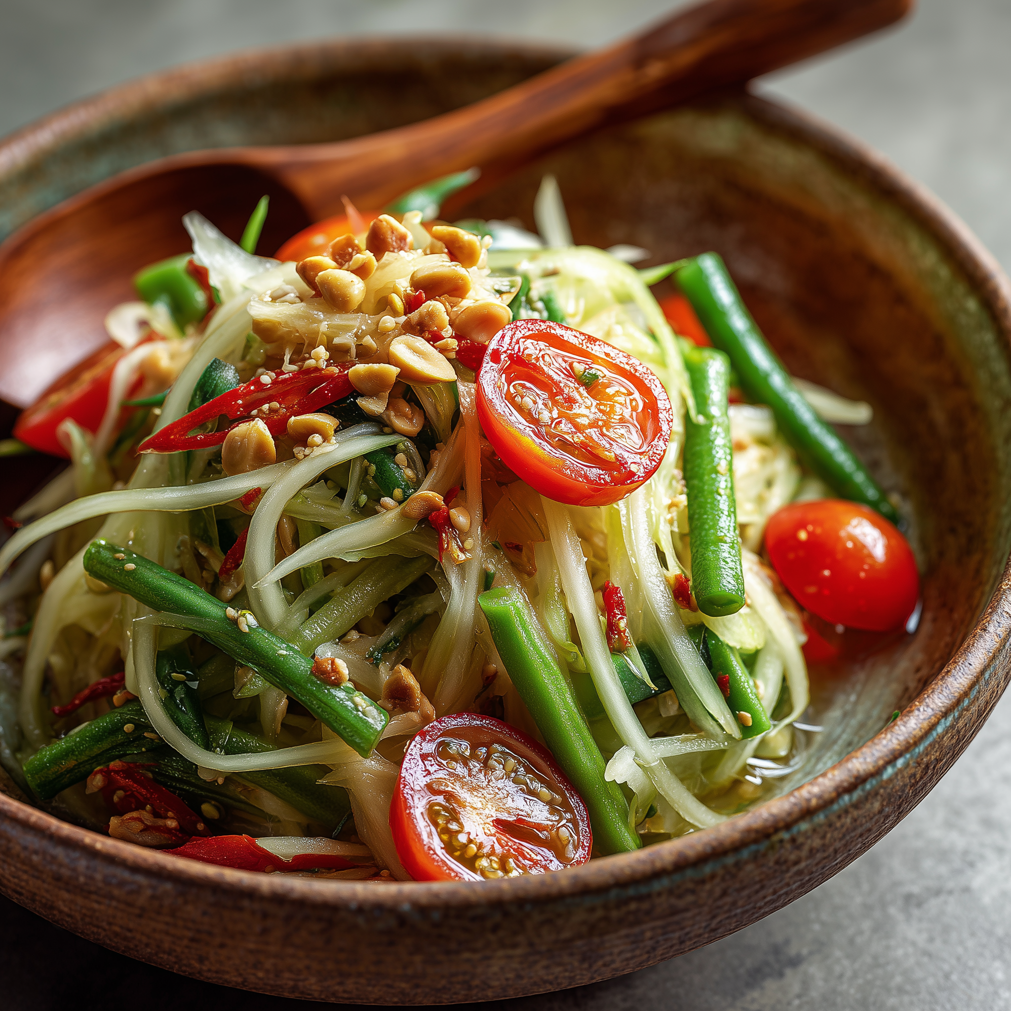 Thai papaya salad